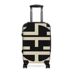 Signia Block Hard Shell Luggage, Black & Cream