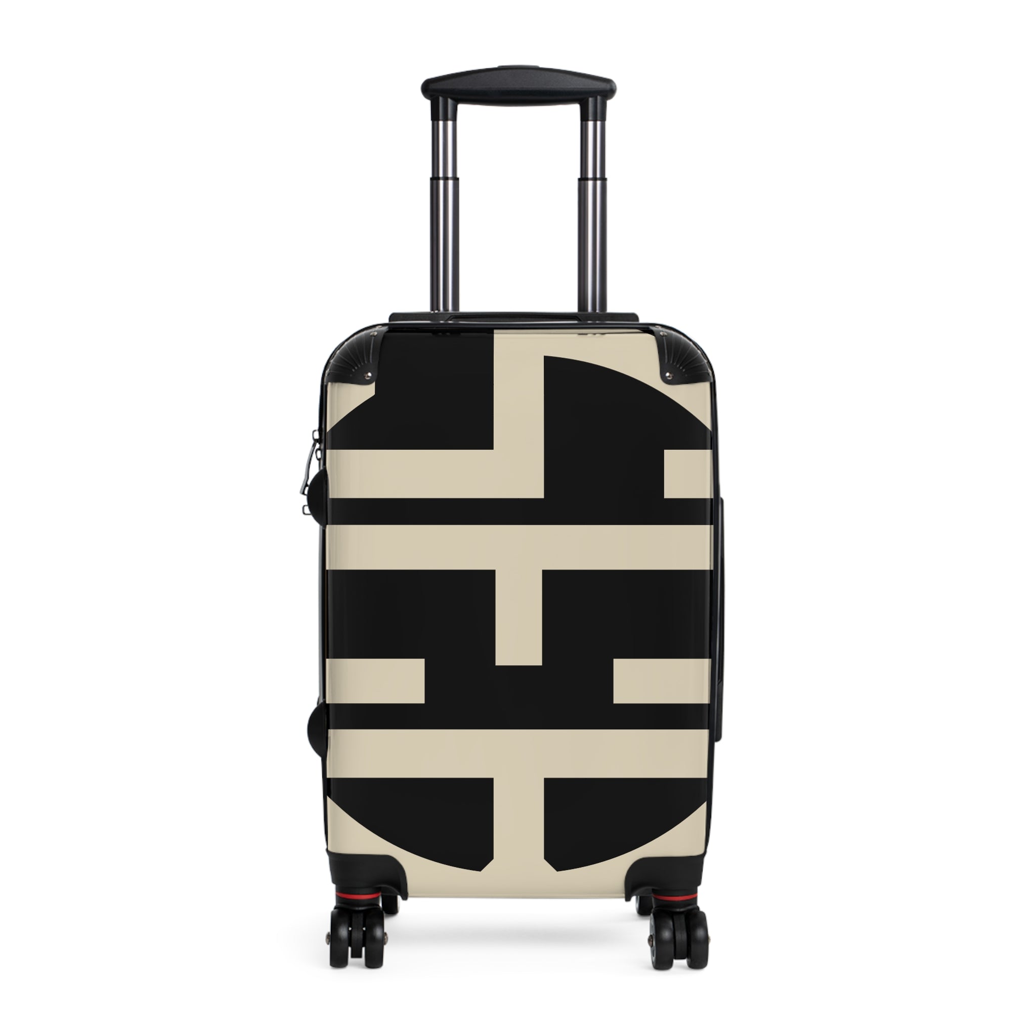 Signia Block Hard Shell Luggage, Black & Cream