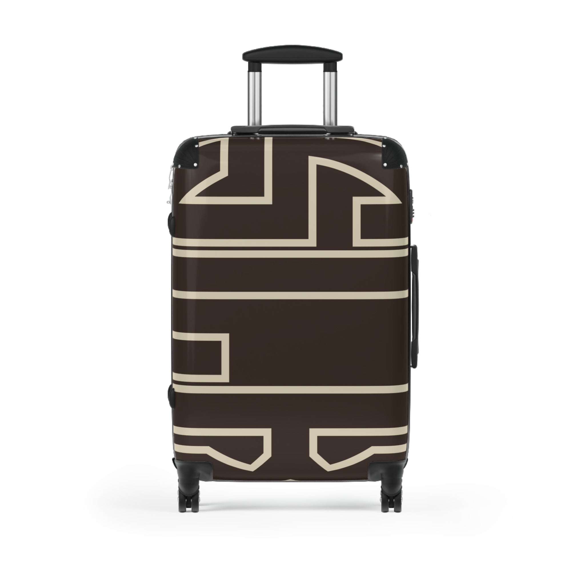 Signia Frame Hard-Shell Luggage, Brown & Cream