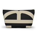 Signia Block Accessory Pouch, Black & Cream
