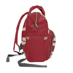 Signia Block Commuter Backpack, Red & Cream
