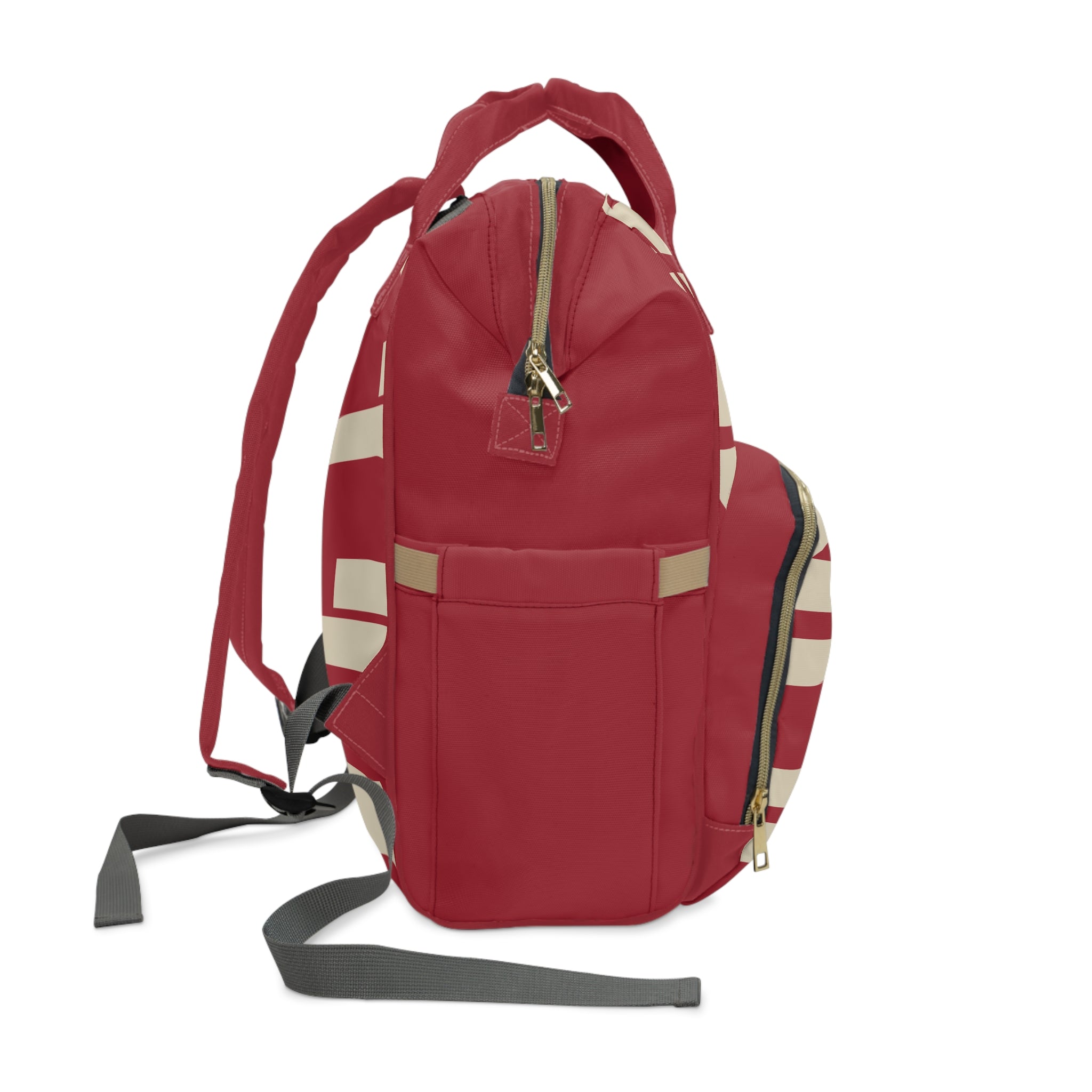 Signia Block Commuter Backpack, Red & Cream