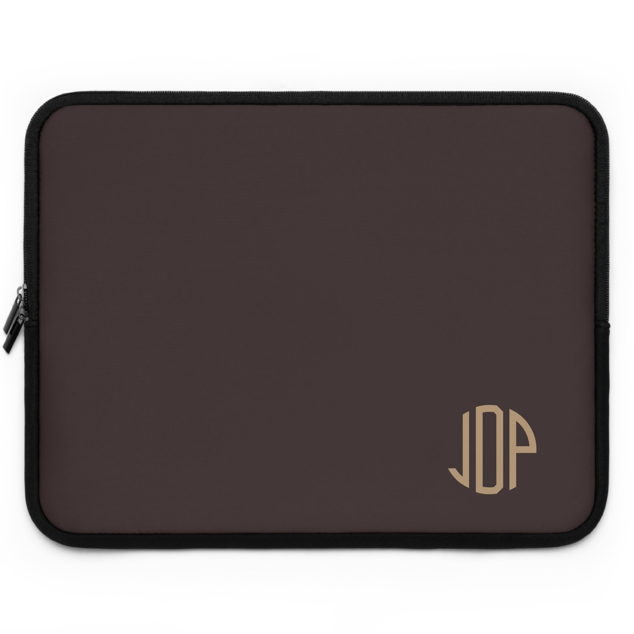 The MonoTone Monogram Tablet Laptop Sleeve, Multiple Sizes, Dark Brown