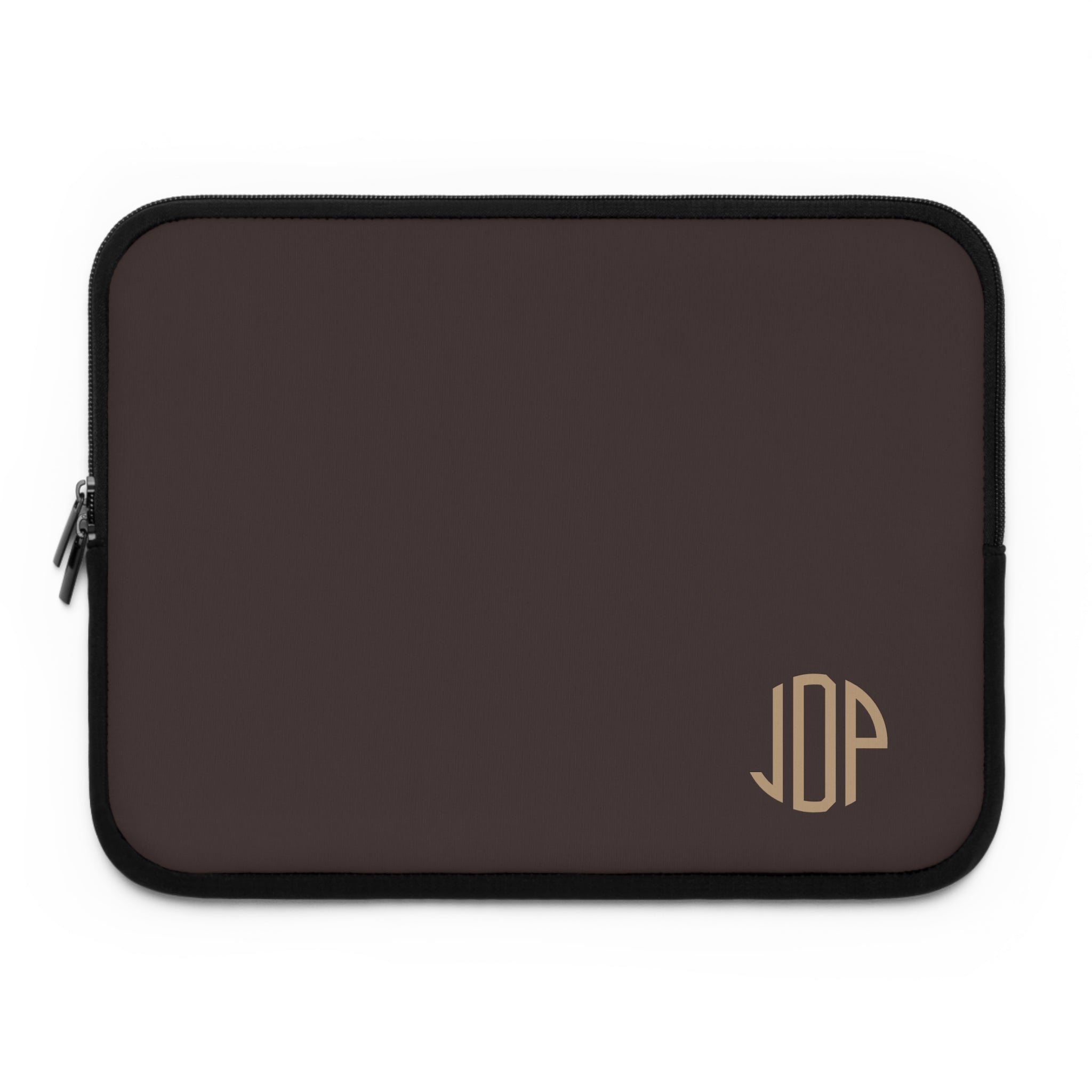 The MonoTone Monogram Tablet Laptop Sleeve, Multiple Sizes, Dark Brown