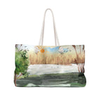 At The River Packable Oversized Carryall Tote — Lightweight Multipurpose Beach & Travel Bag