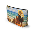 Beach Day T-Bottom Multipurpose Organizer Toiletry Travel Pouch, Multicolor