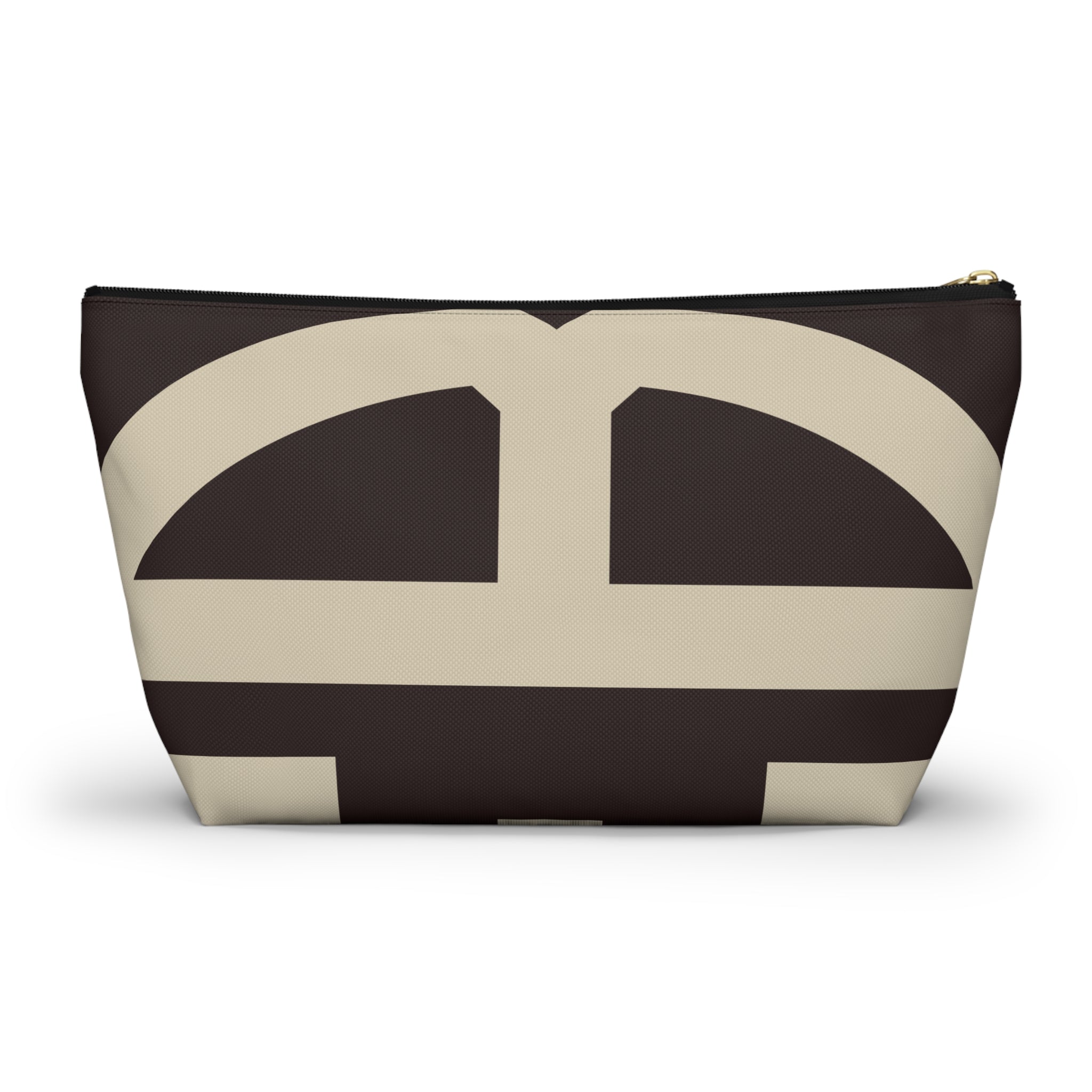 Signia Block Accessory Pouch, Coffee Bean & Cream
