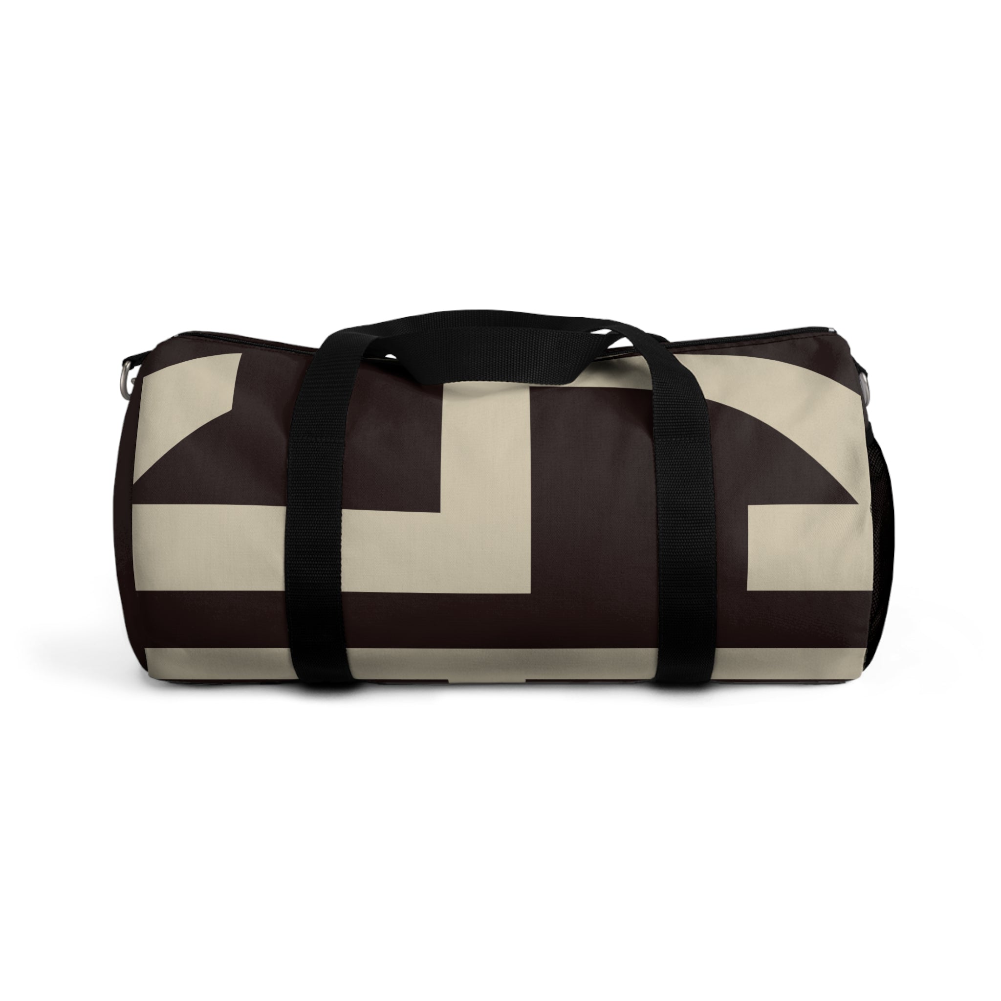 Signia Block Duffel Bag, Coffee Bean & Cream