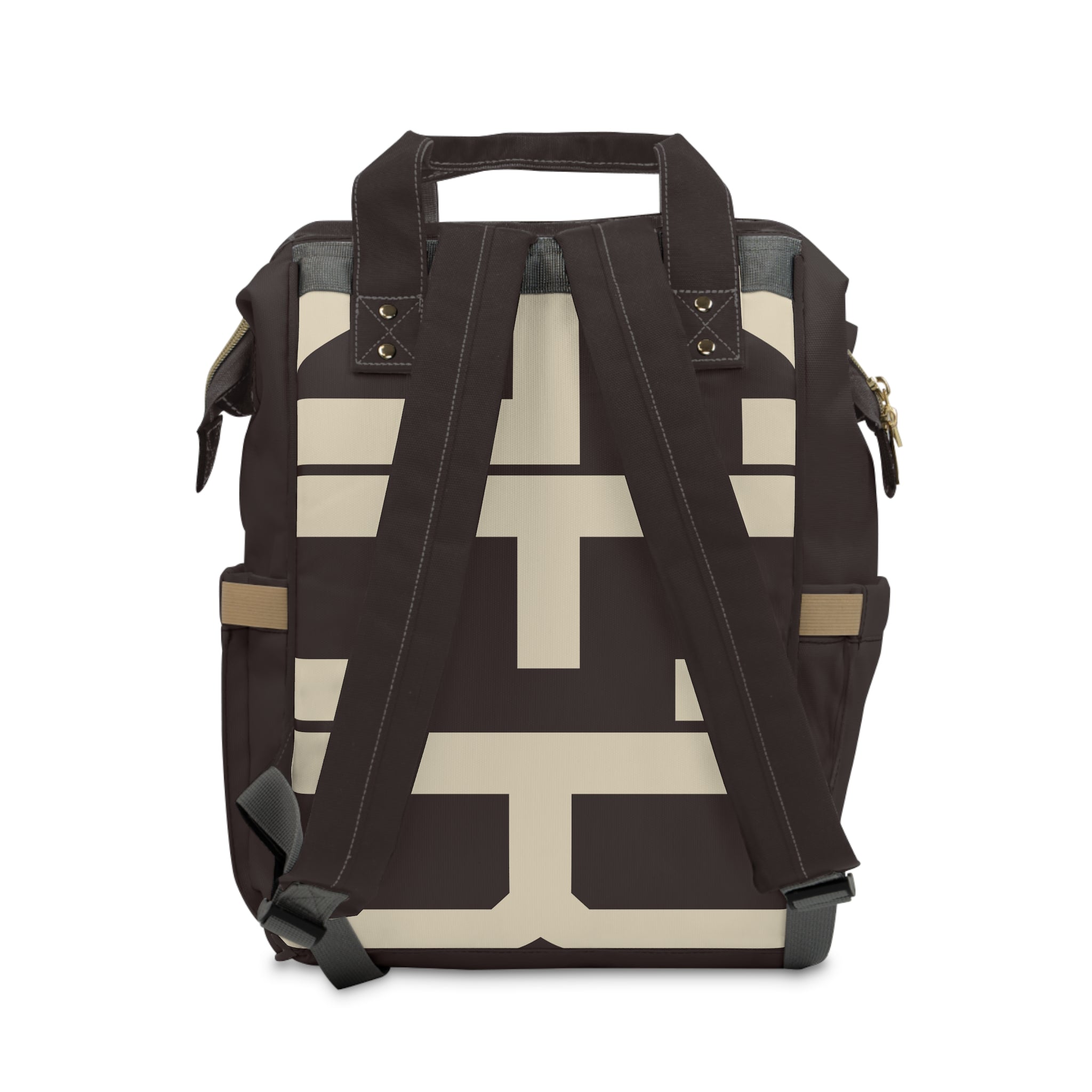 Signia Block Commuter Backpack, Coffee Bean & Cream