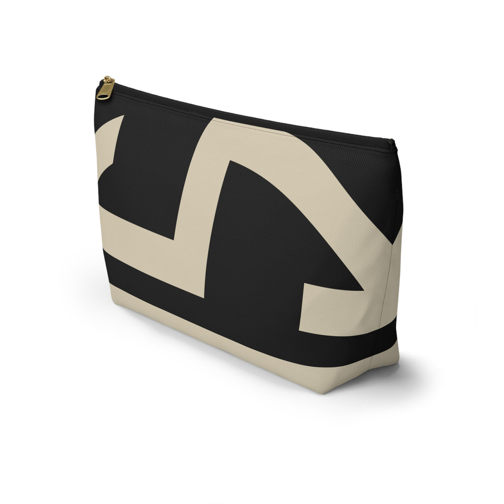 Signia Block Accessory Pouch, Black & Cream
