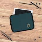 The MonoTone Monogram Tablet Laptop Sleeve, Multiple Sizes, Teal Blue