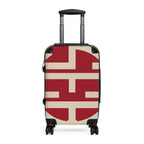 Signia Block Hard-Shell Luggage, Red & Cream