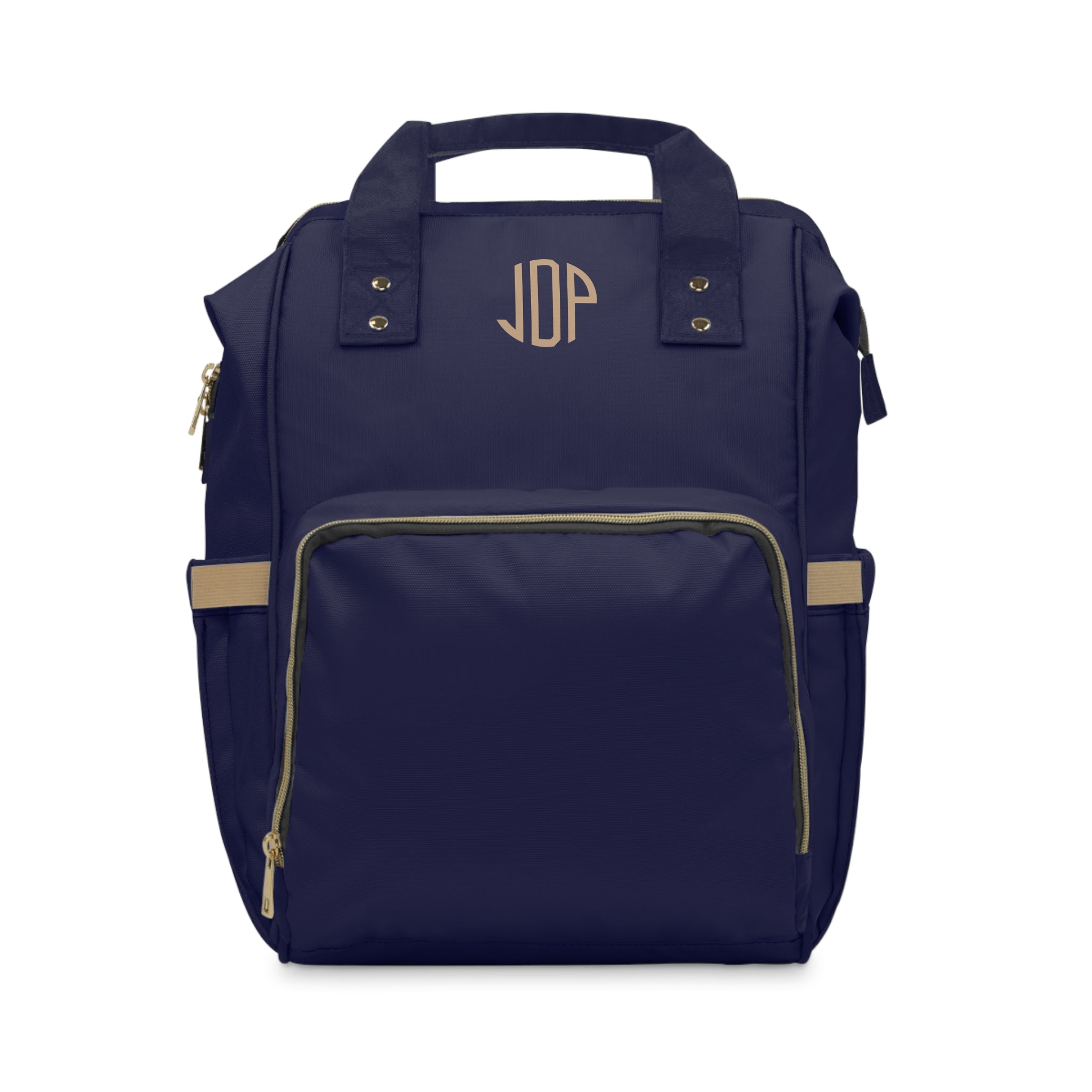 The MonoTone Collection Multifunctional Travel Backpack Carryon, Navy Blue
