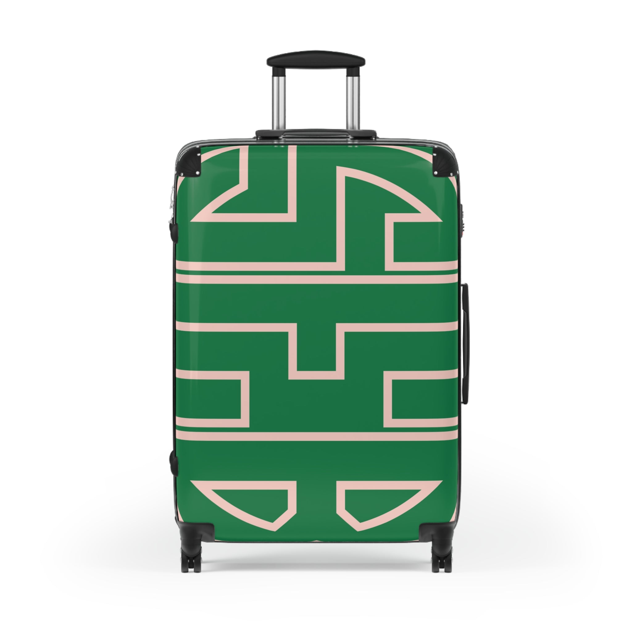 Signia Frame Hard-Shell Luggage, Green & Pink
