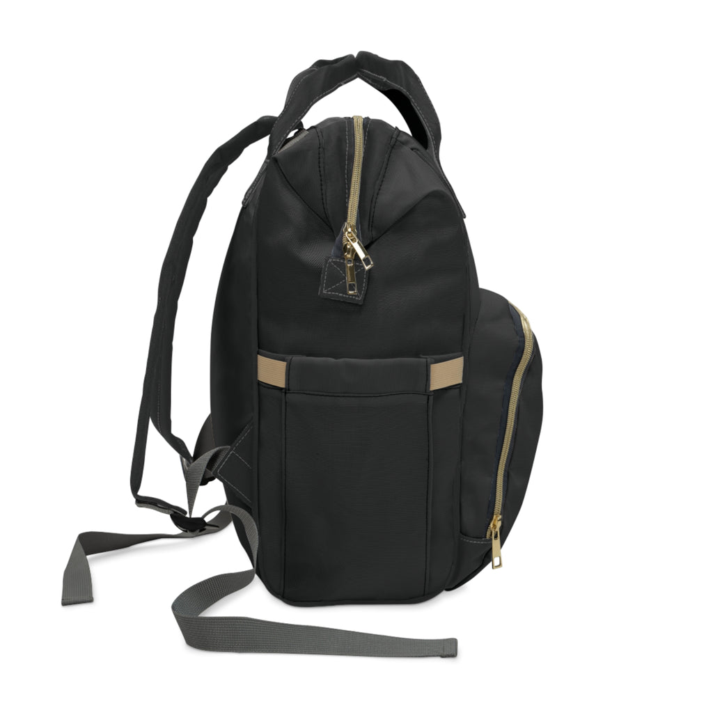 The MonoTone Collection Multifunctional Travel Backpack Carryon, Black Onyx
