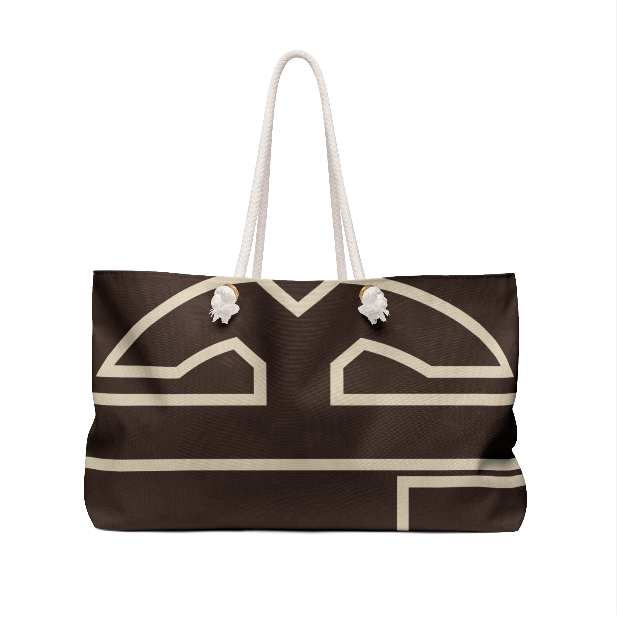 Signia Frame Packable Tote , Brown & Cream
