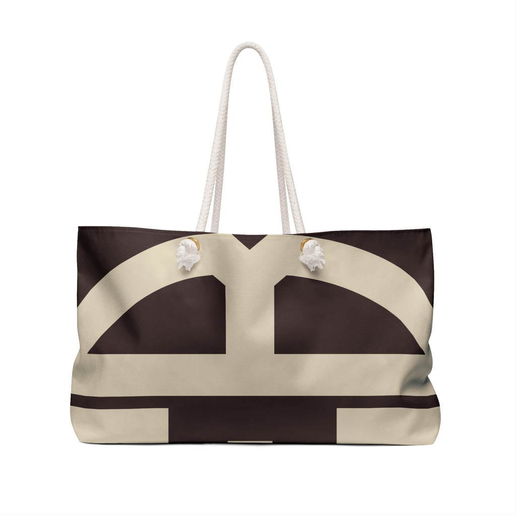 Signia Block Packable Tote, Coffee Bean & Cream