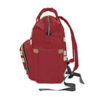 Signia Block Commuter Backpack, Red & Cream