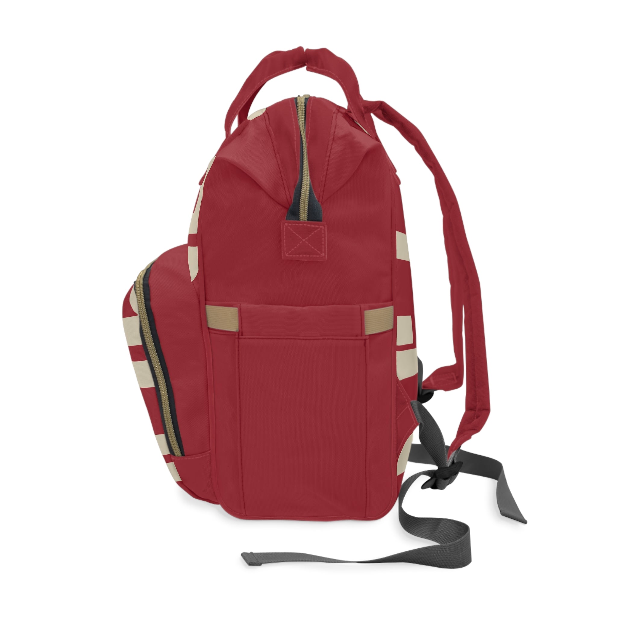 Signia Block Commuter Backpack, Red & Cream