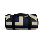 Signia Block Duffel Bag, Navy & Cream