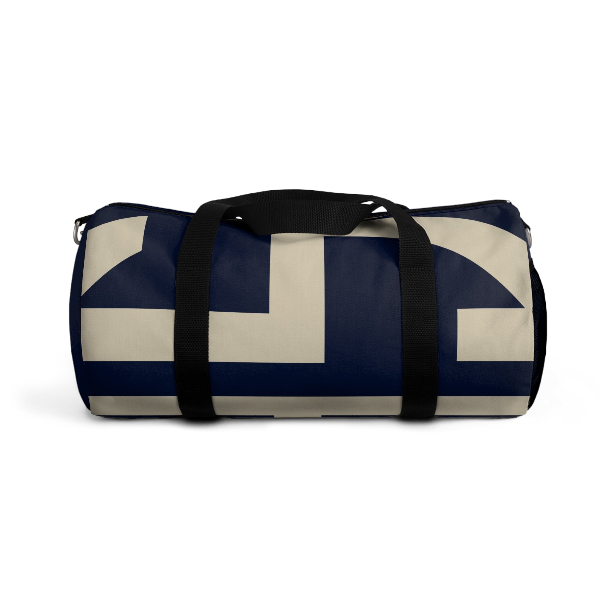 Signia Block Duffel Bag, Navy & Cream