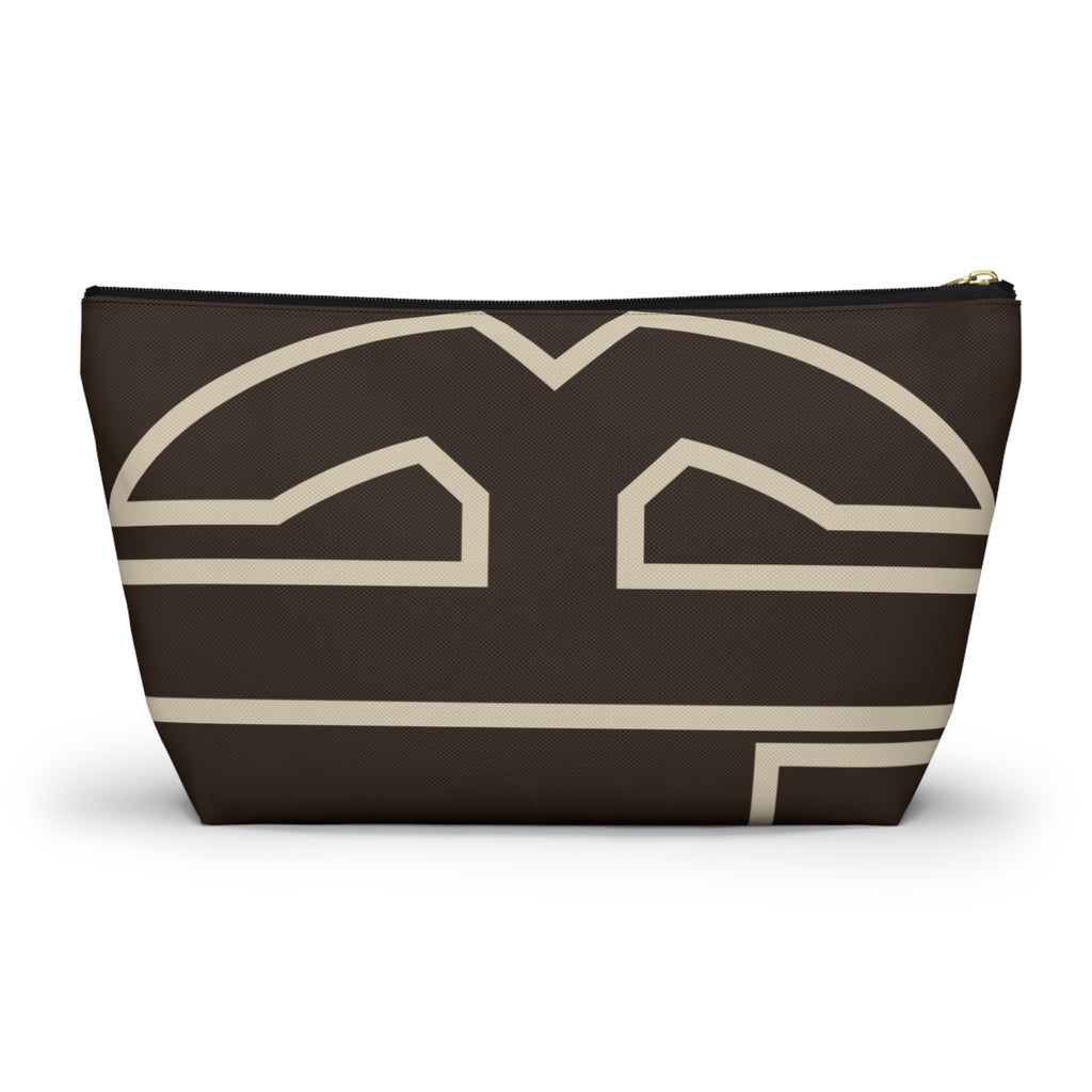 Signia Frame Accessory Pouch, Brown & Cream