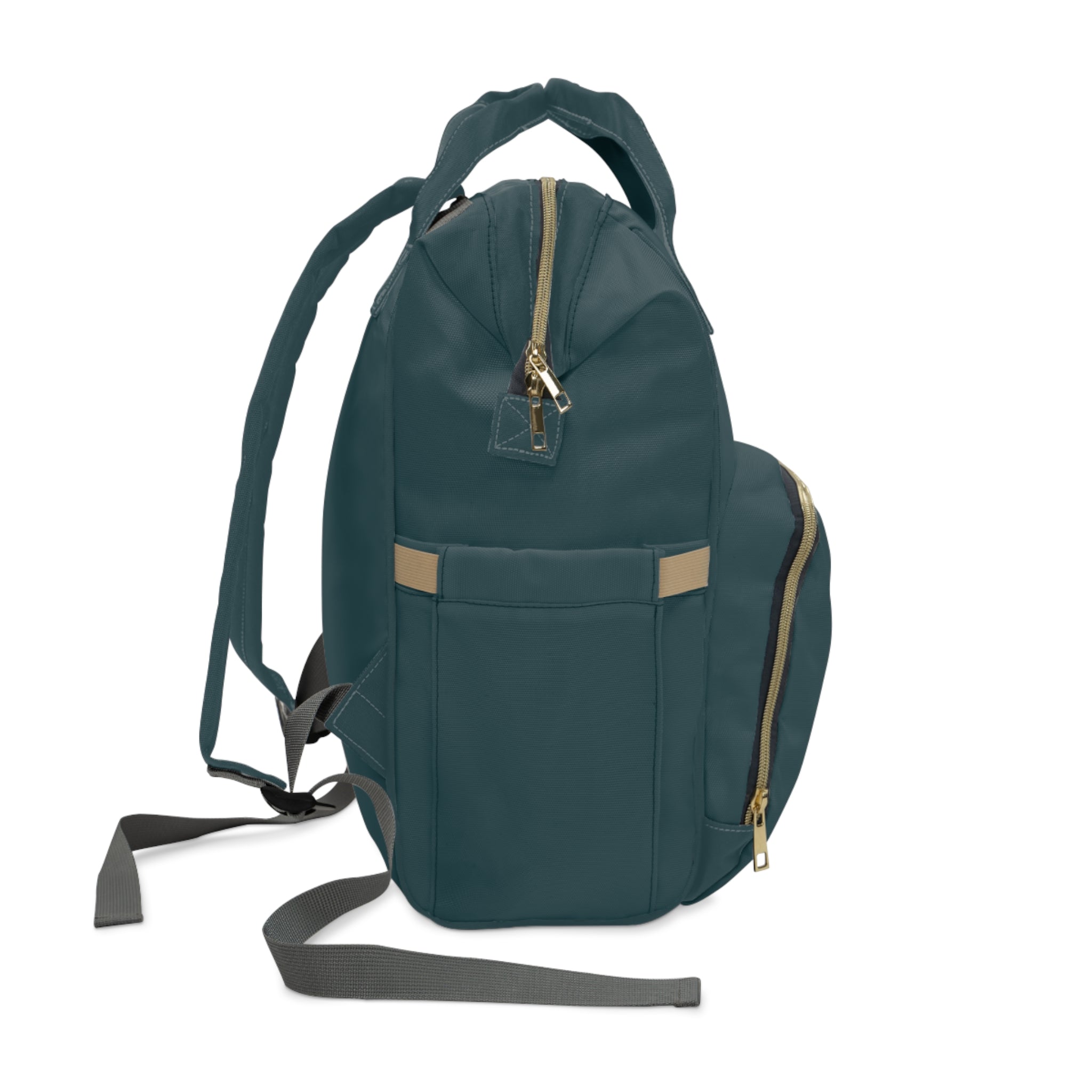 The MonoTone Collection Multifunctional Travel Backpack Carryon, Teal Blue