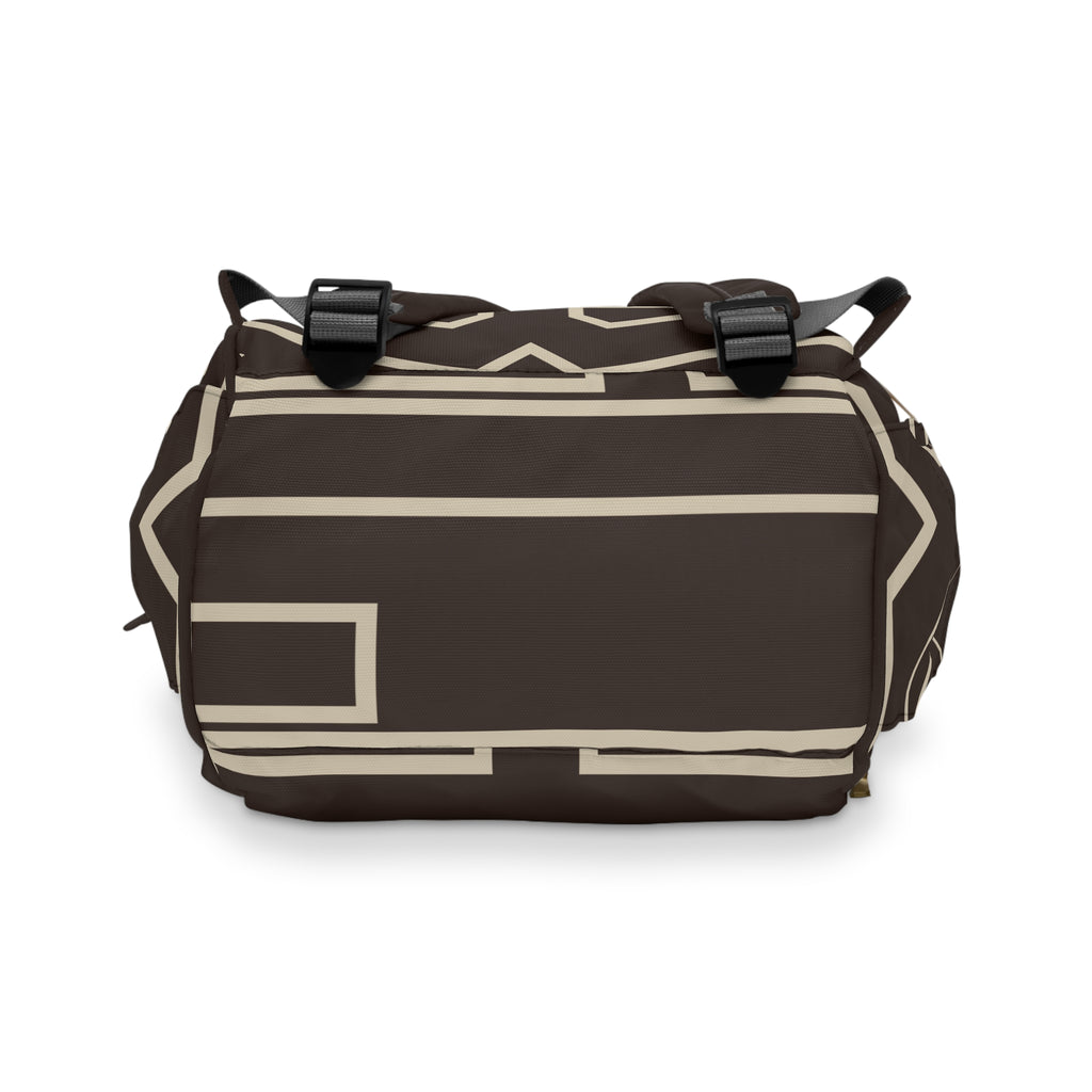 Signia Frame Backpack, Brown & Cream