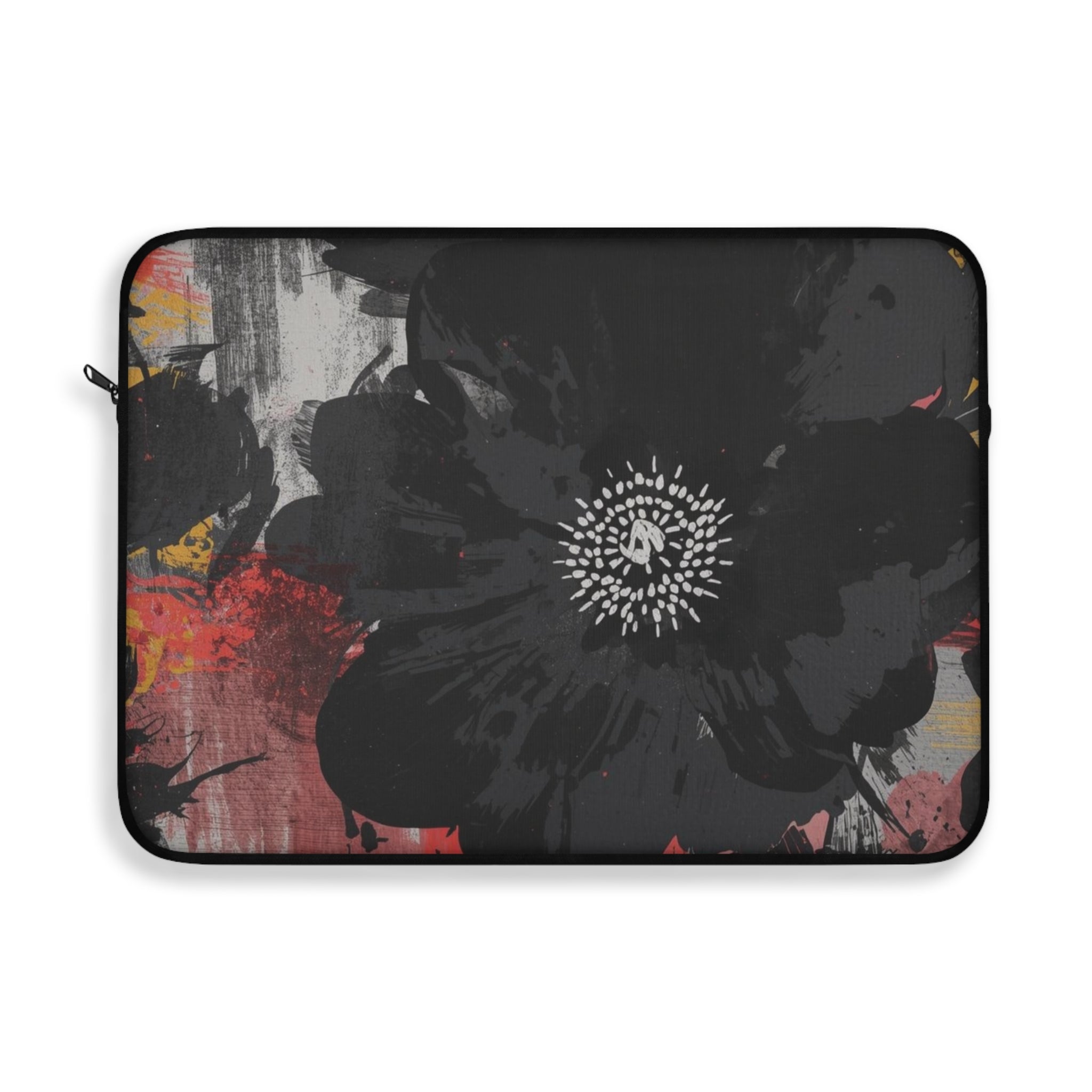 Floral Noir Laptop Sleeve Protective Case