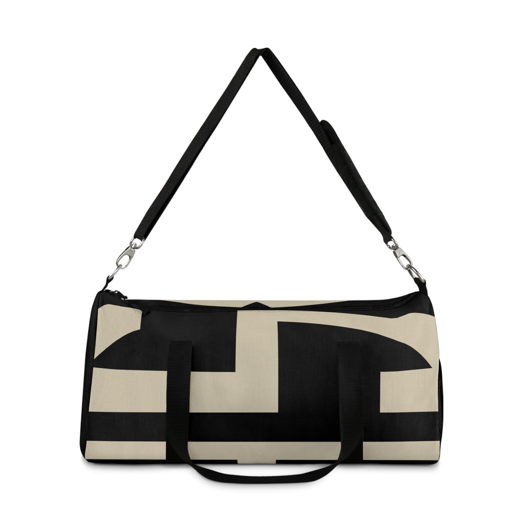Signia Block Duffel Bag, Black & Cream