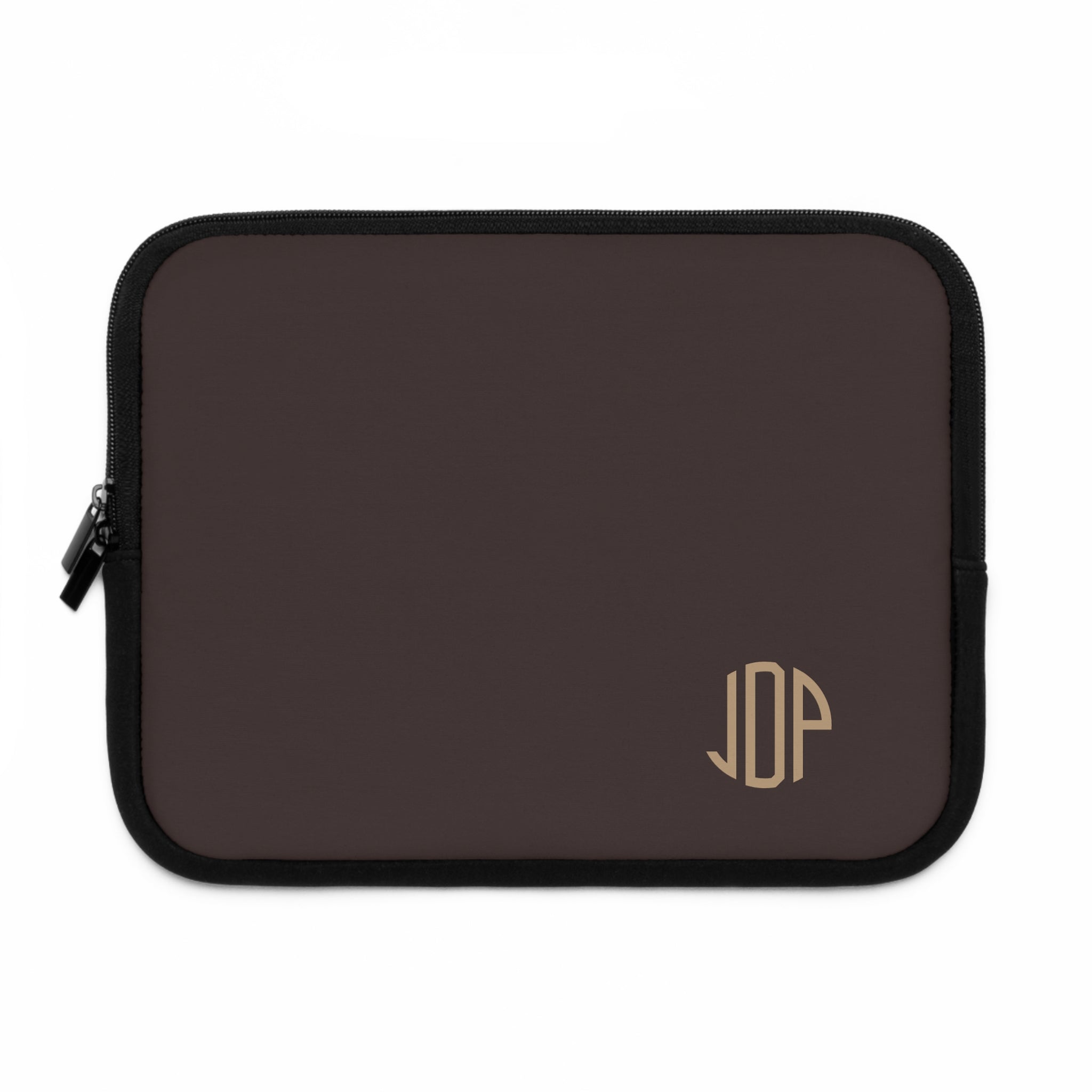 The MonoTone Monogram Tablet Laptop Sleeve, Multiple Sizes, Dark Brown