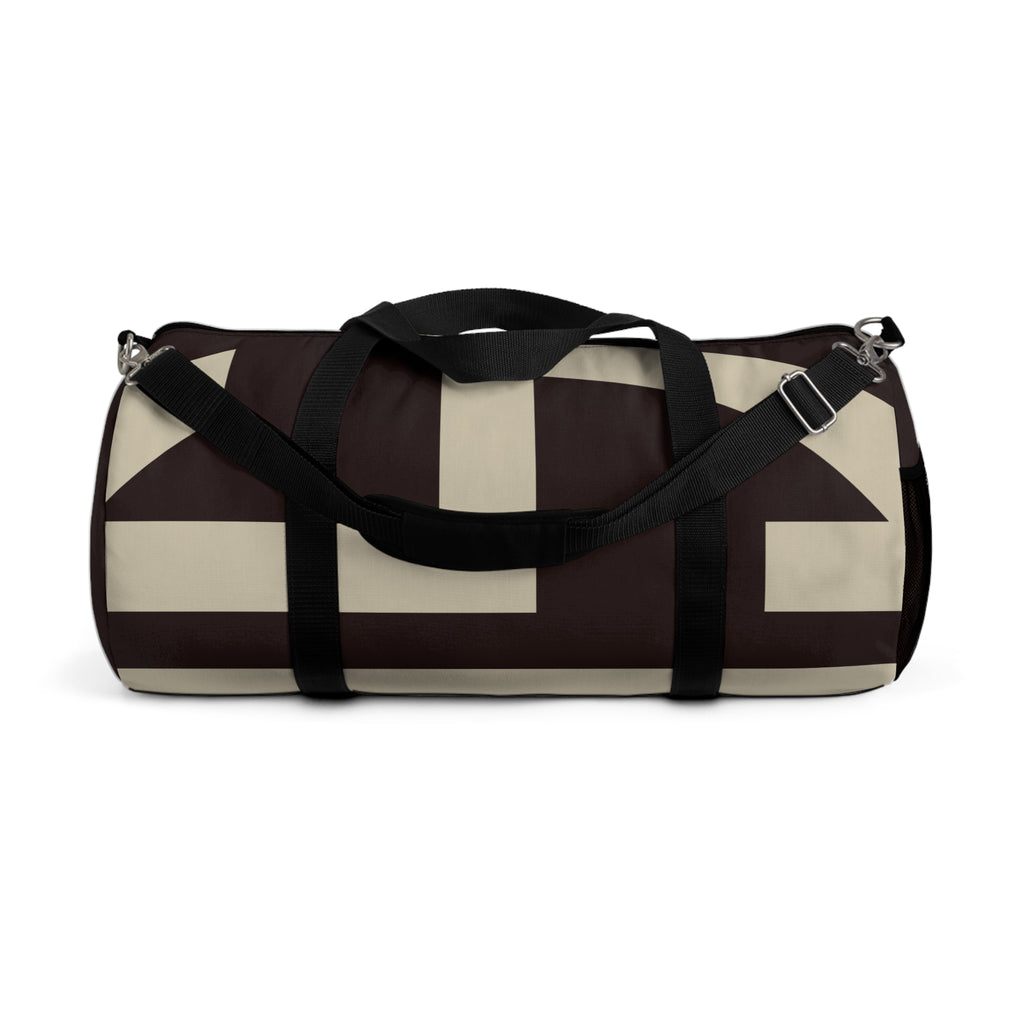 Signia Block Duffel Bag, Coffee Bean & Cream