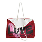 Love One Another Packable Carryall Beach Tote