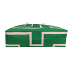 Signia Frame Packable Tote, Green & Pink