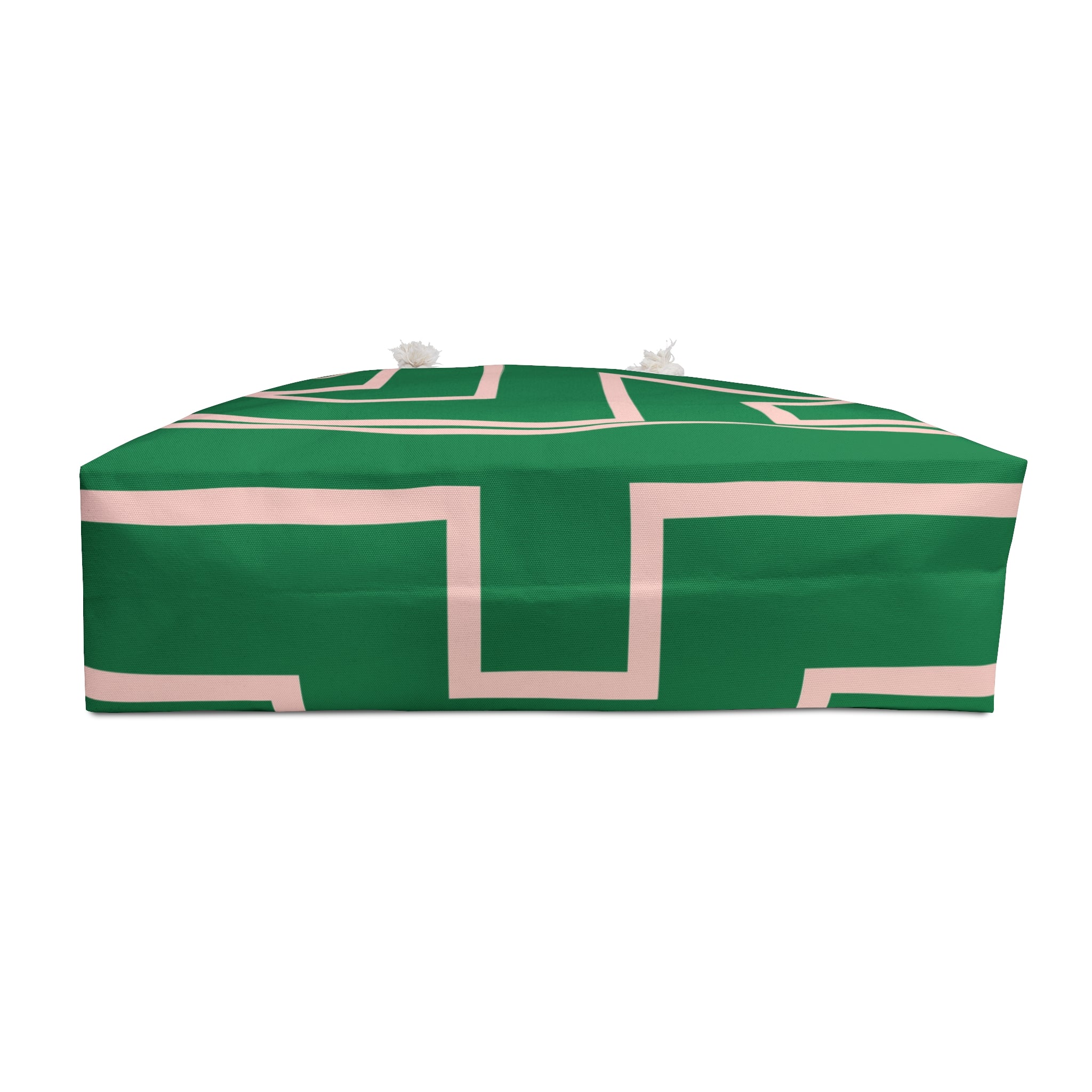 Signia Frame Packable Tote, Green & Pink