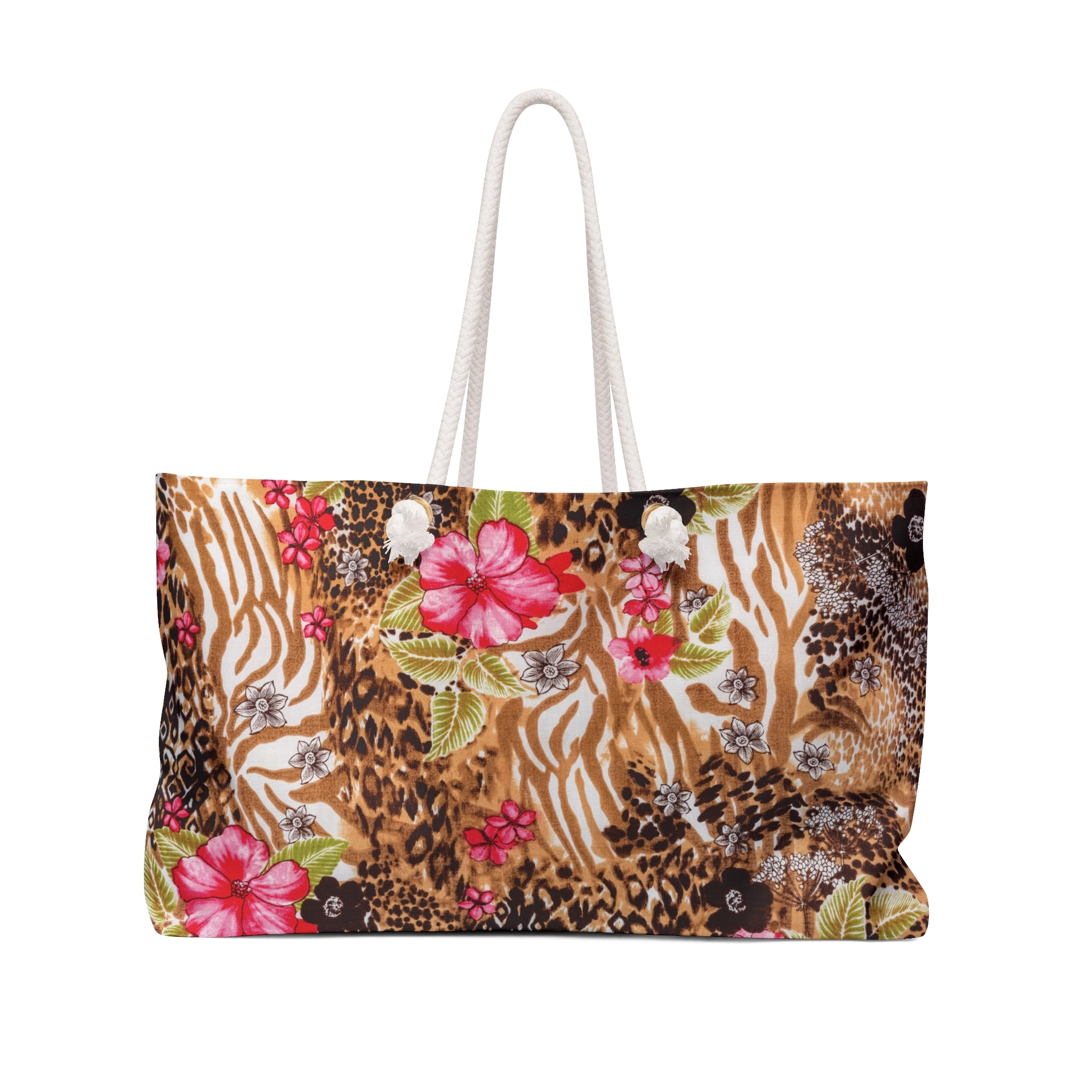 Safari Bloom Packable Carryall Beach Tote