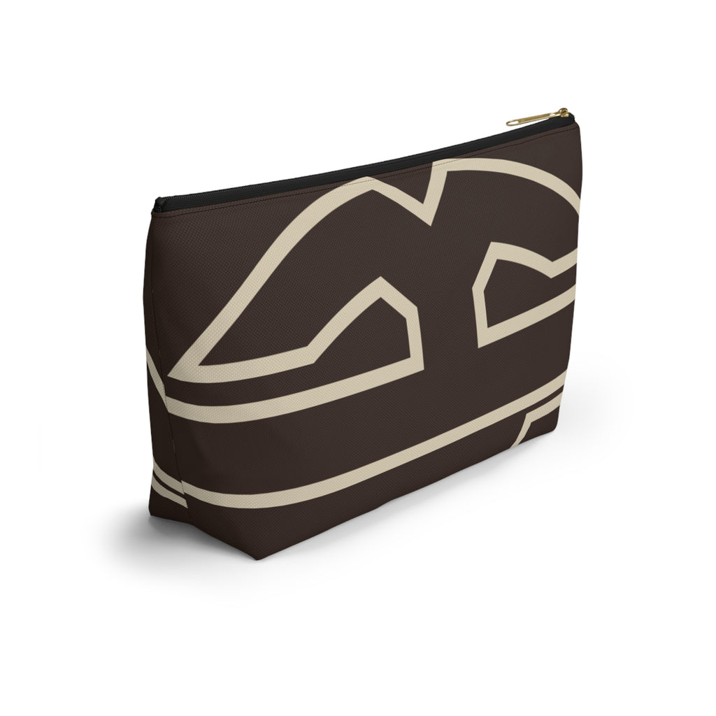 Signia Frame Accessory Pouch, Brown & Cream