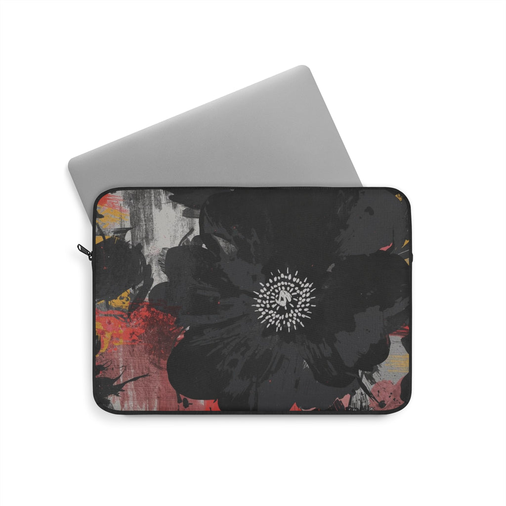 Floral Noir Laptop Sleeve Protective Case