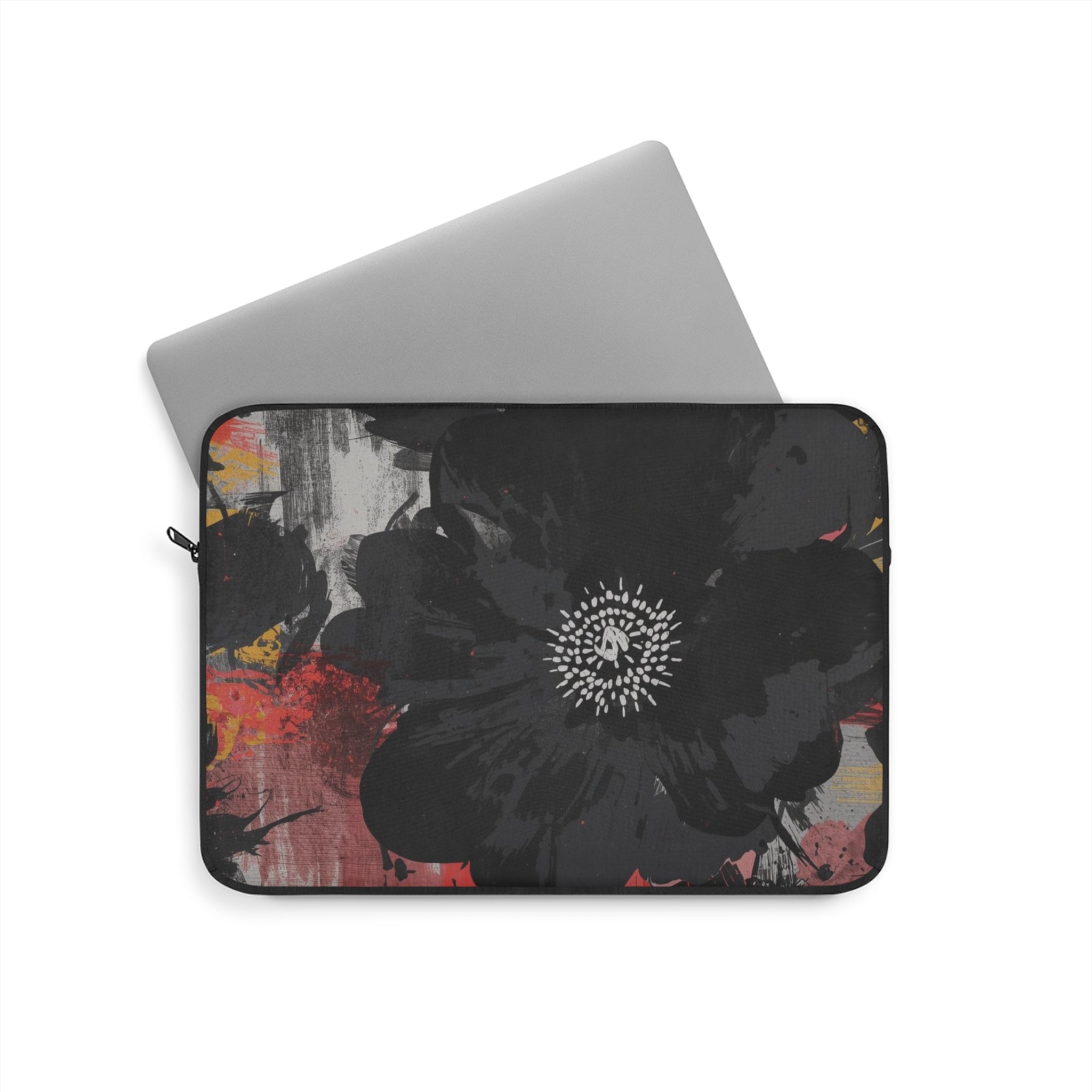 Floral Noir Laptop Sleeve Protective Case