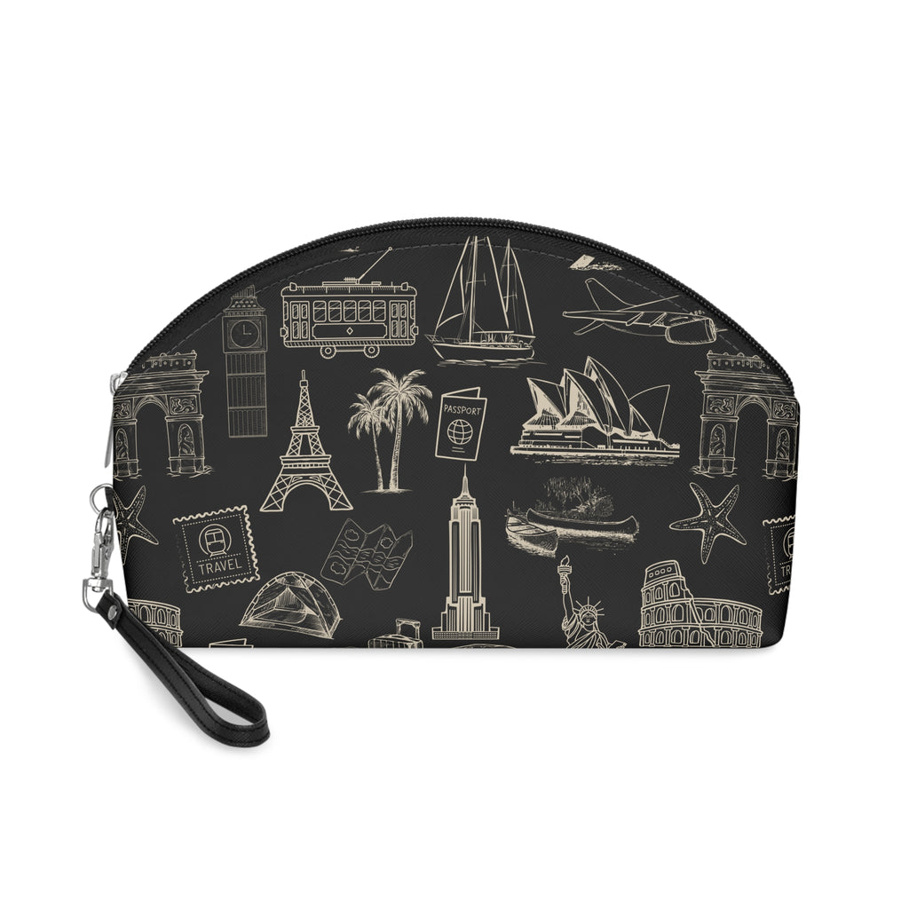 World Tour Collection Chic Travel Makeup Bag