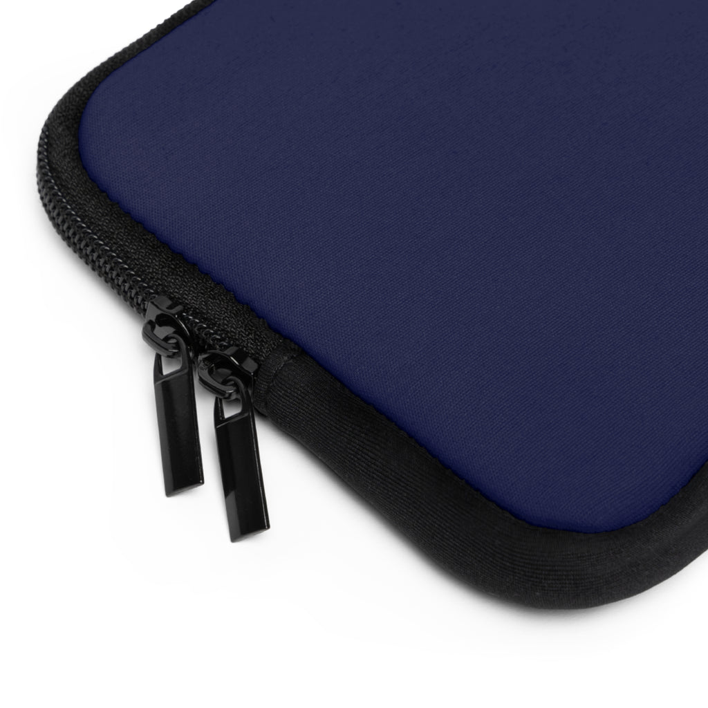 The MonoTone Monogram Tablet Laptop Sleeve, Multiple Sizes, Navy Blue