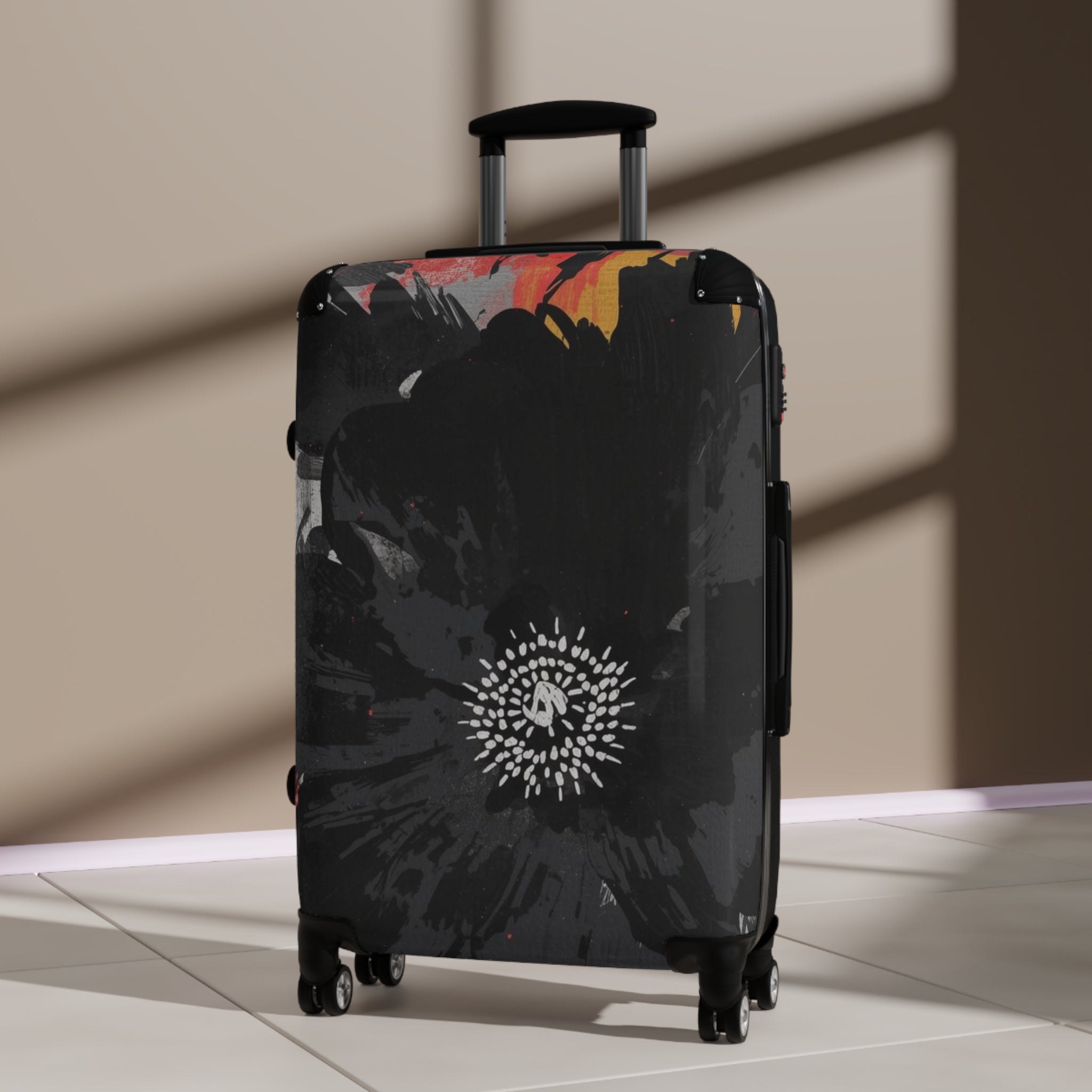 Floral Noir Hard-Shell Luggage