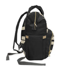 Signia Block Commuter Backpack, Black & Cream