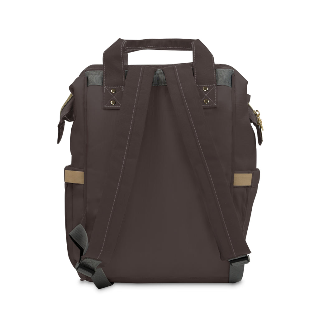 The MonoTone Collection Multifunctional Travel Backpack Carryon, Dark Brown