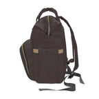 The MonoTone Collection Multifunctional Travel Backpack Carryon, Dark Brown