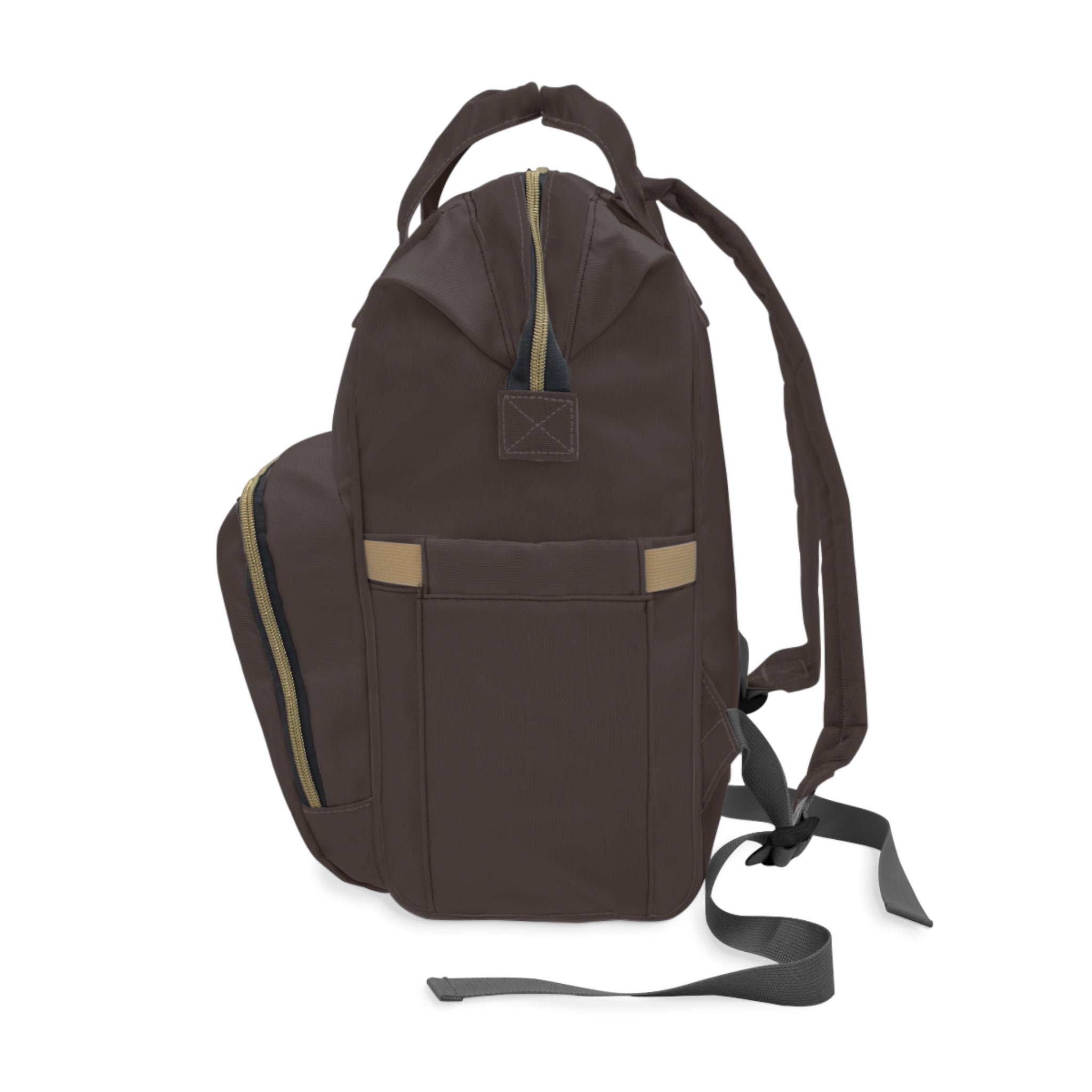 The MonoTone Collection Multifunctional Travel Backpack Carryon, Dark Brown