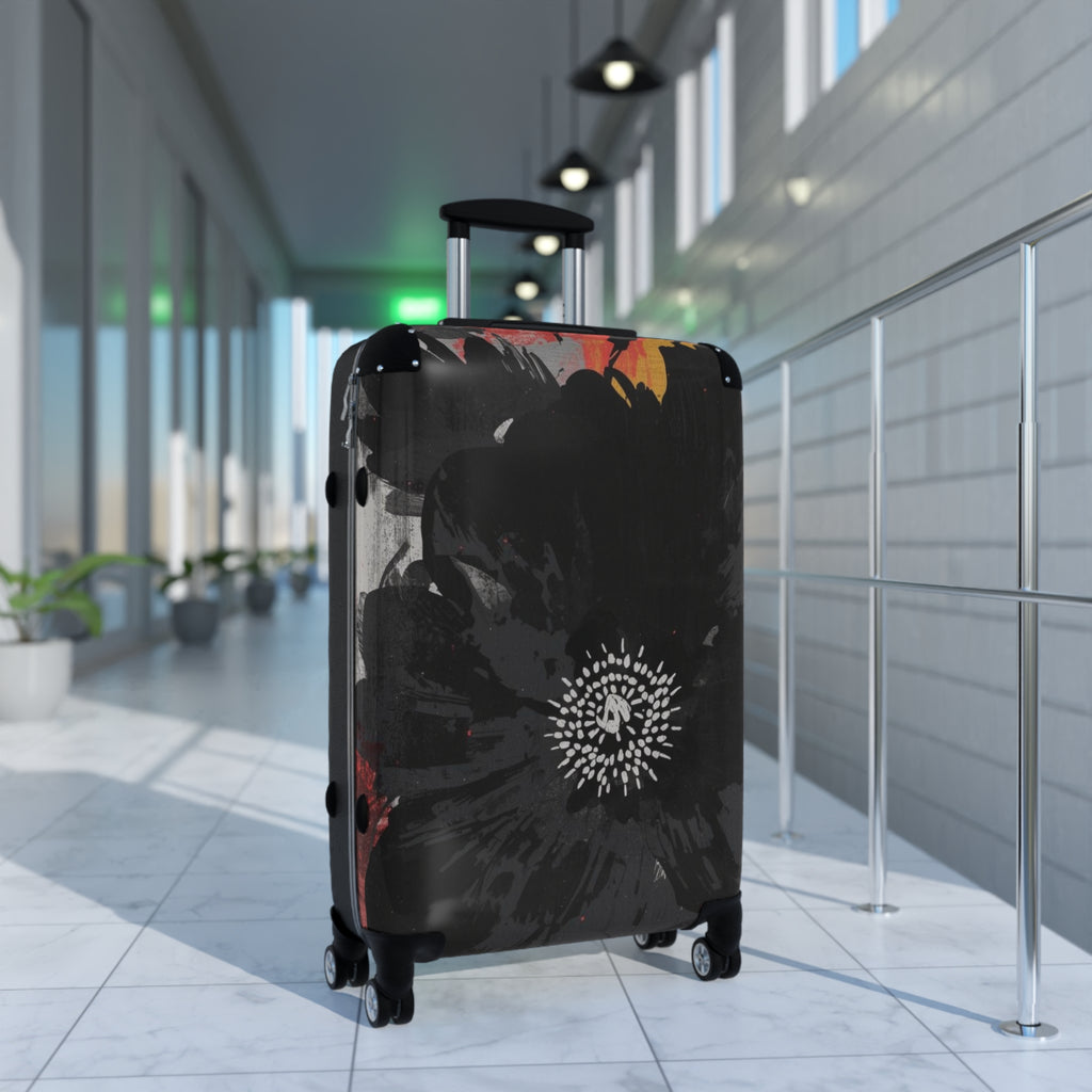 Floral Noir Hard-Shell Luggage
