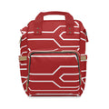 Signia Frame Commuter Backpack, Red & White