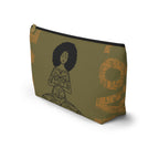 Love Meditation T-Bottom Multipurpose Organizer Toiletry Travel Pouch,, Moss Green