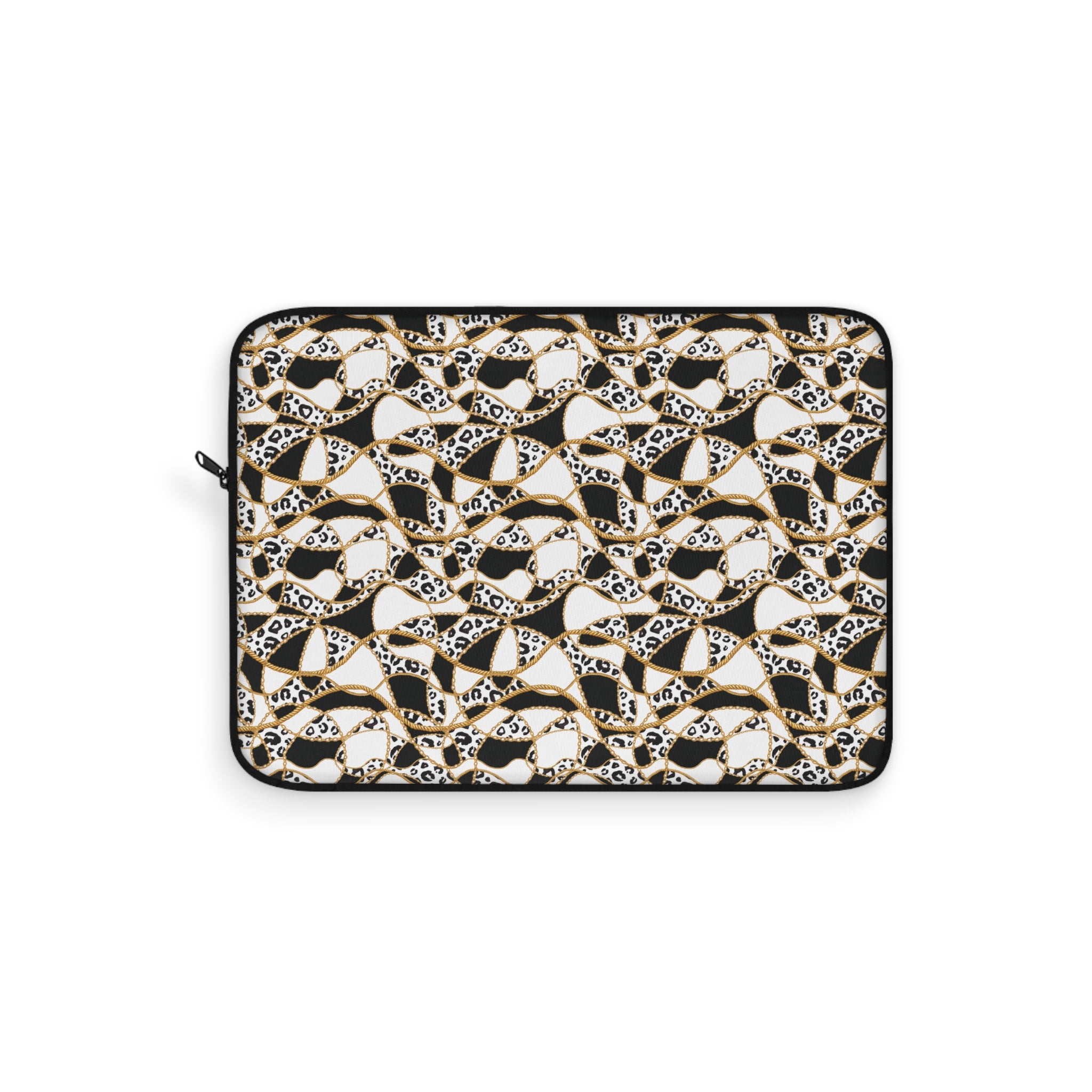 Leopard Chain Pattern Laptop Sleeve